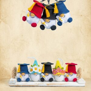 Πλεκτό Ξωτικό Αποφοίτησης Amigurumi